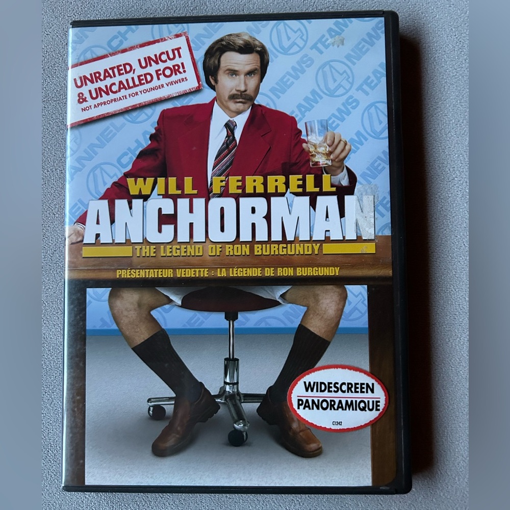 3 for $15 ~ Anchorman ~ The Legend of Ron Burgundy ~ Ferrell ~ DVD ~ 3 for $15